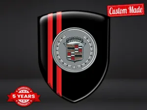 Cadillac Badge Silicone Stile Cupola Logo Sport Limitato